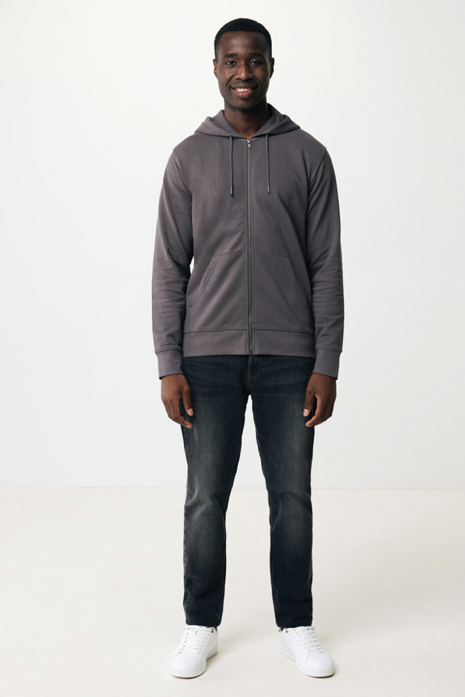 IQONIQ Abisko Zip-Kapuzenpullover aus recycelter Baumwolle