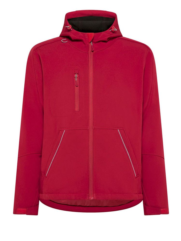 BS Storm wattierte Damen Softshelljacke, 270 gr/m² - Rot (PMS 186c)