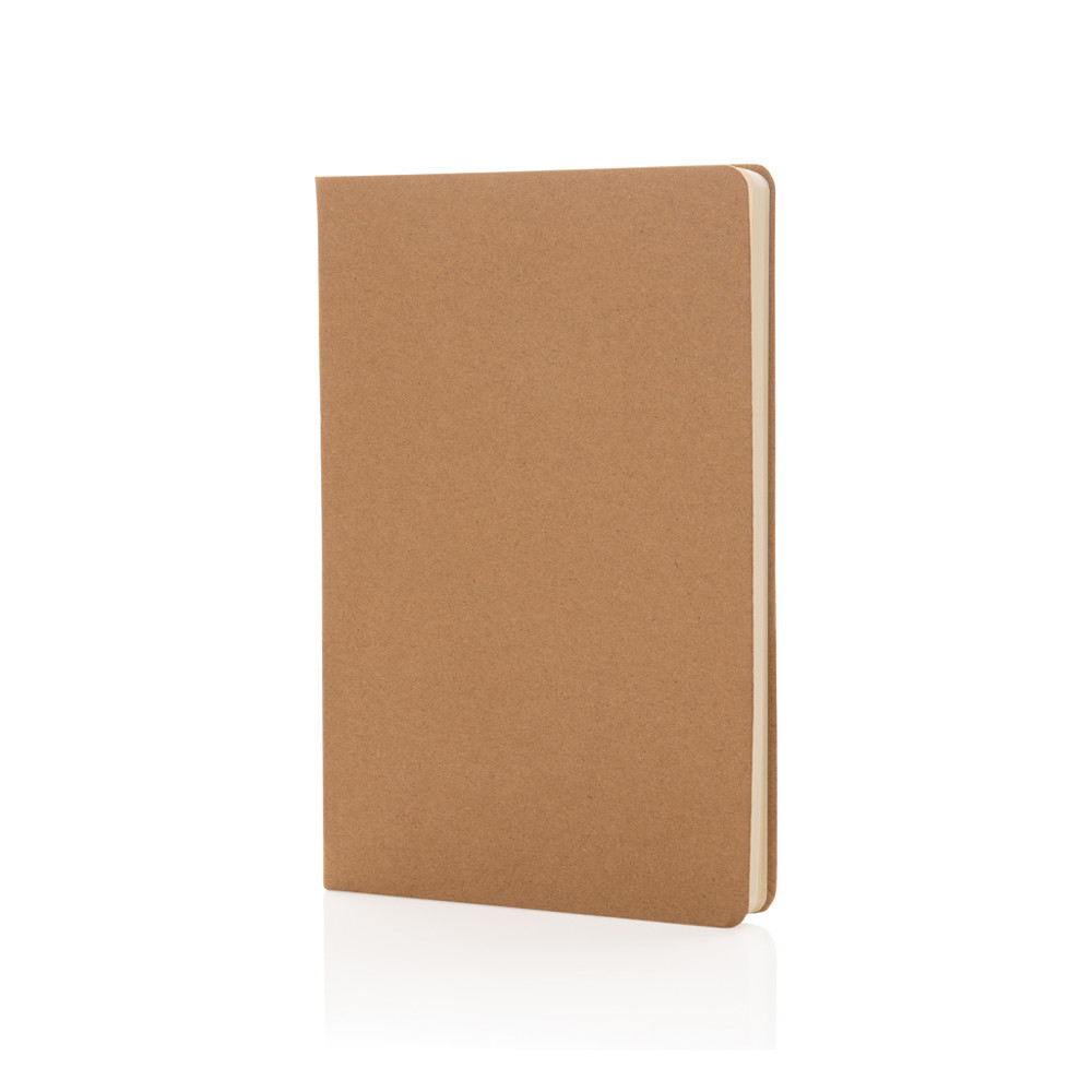 A5 Hardcover Notizbuch - braun (± PMS 728)
