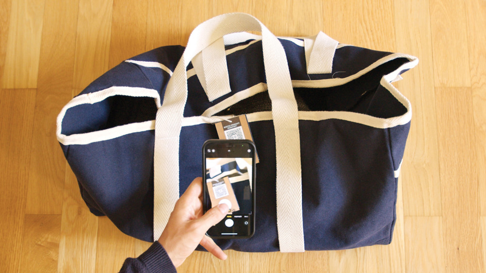 VINGA Volonne AWARE™ Strandtasche aus recyceltem Canvas