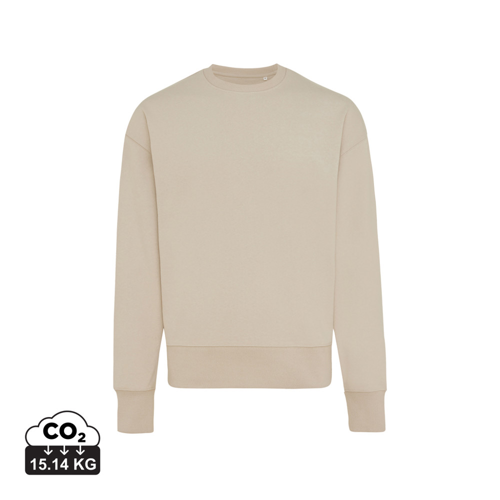 IQONIQ Kruger Relax-Rundhals-Sweater aus recycelt. Baumwolle