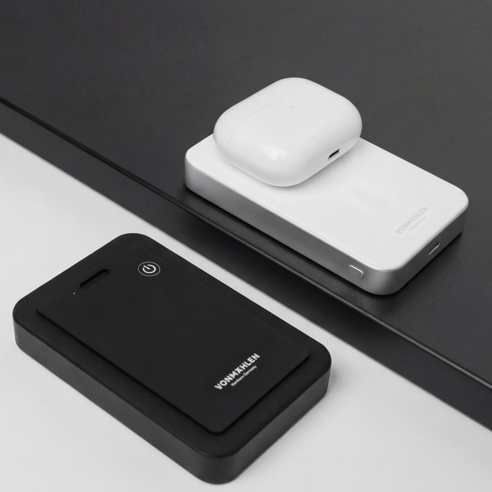 Evergreen Mag 10000 - Die magnetische Powerbank für längere Tage - Schwarz