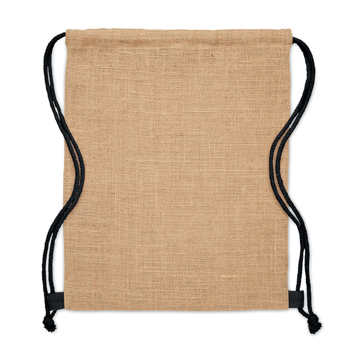FUKURO - Jute Beutel mit Kordelzug
