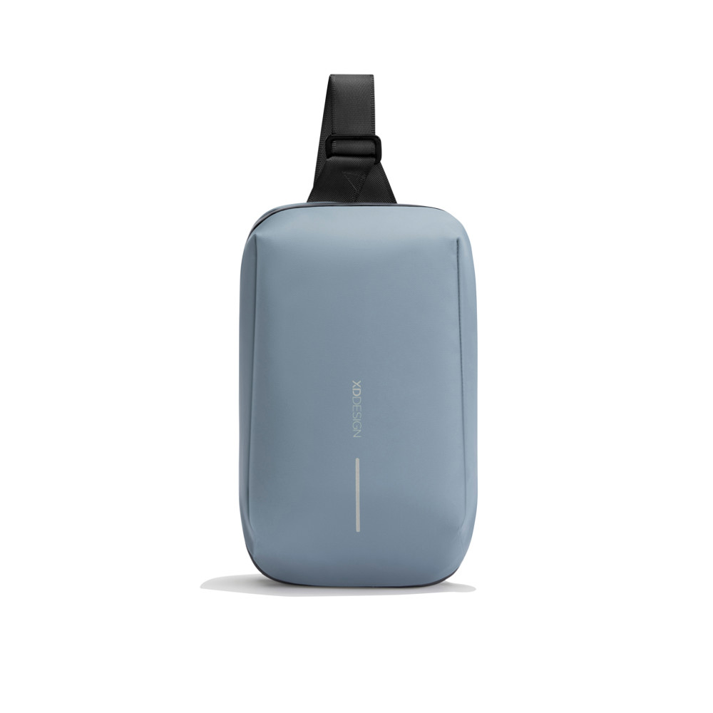 Urban wasserabweisender Sling-Bag - blau, grau (± PMS 5415/ ± PMS Cool Grey 5)
