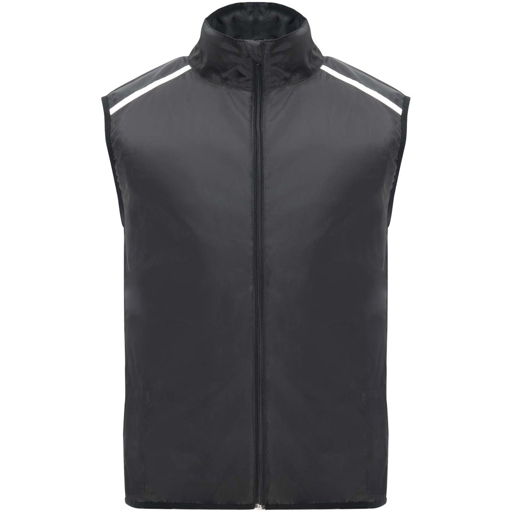 Jannu leichte Laufweste Unisex - Schwarz