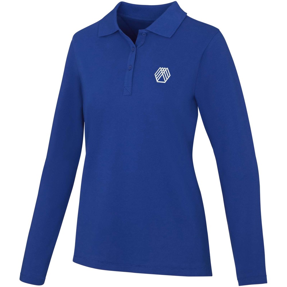 Calgary 180 g/m² Langarm Poloshirt für Damen
