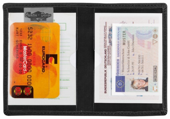 CreativDesign® Ausweistasche "175Select" schwarz