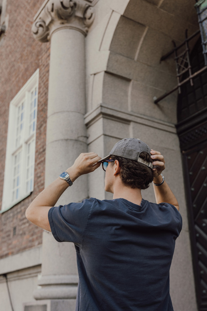 BEAU AWARE™ Two-Tone 6-Panel-Cap aus washed Cotton-Twill