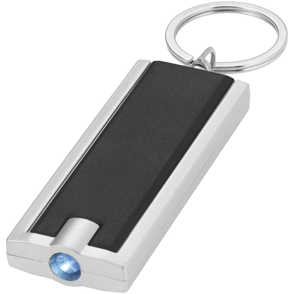 Castor LED-Schlüssellicht - schwarz, silber