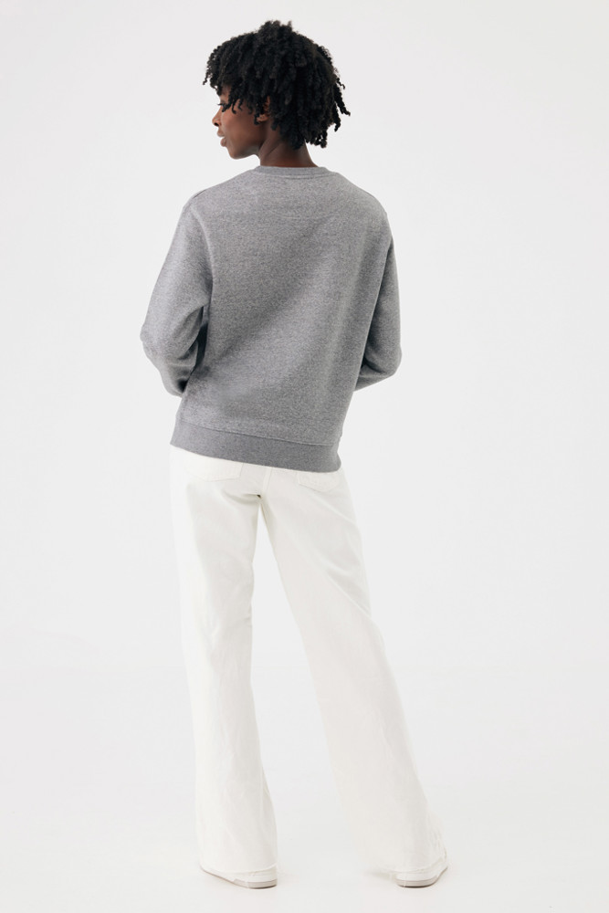 IQONIQ Torla Rundhals-Pullover aus recycelter Baumwolle