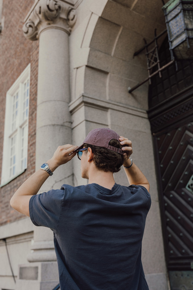 BEAU AWARE™ Washed 6-Panel Kappe aus 270gr/m² Baumwolltwill