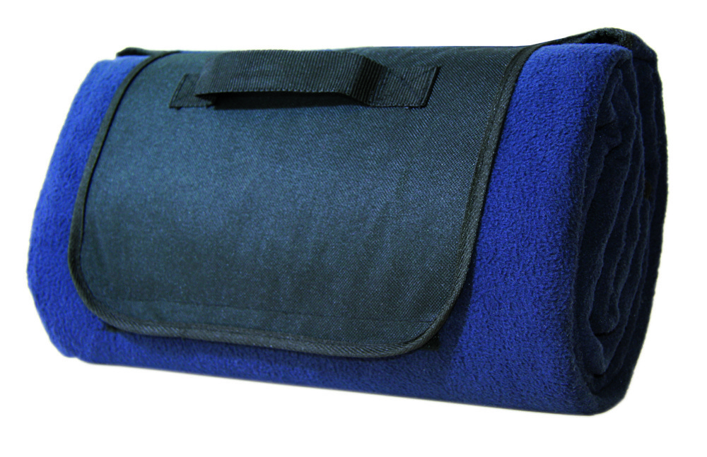 Picknickdecke "Fleece" - navyblau