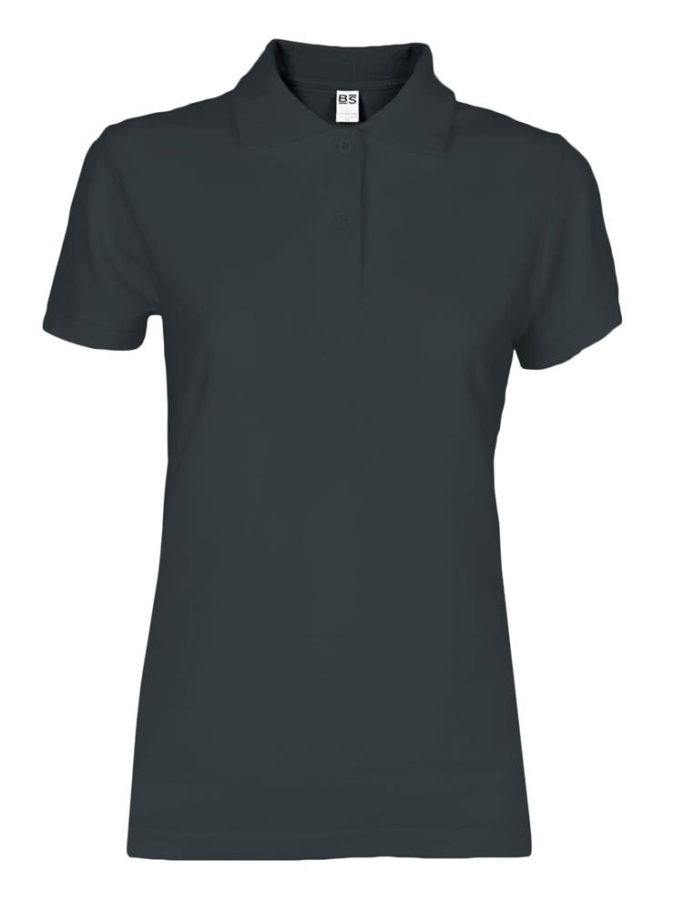 BS Evolution Damen Polo, 180 gr/m² - Dunkelgrau (PMS 7540C)