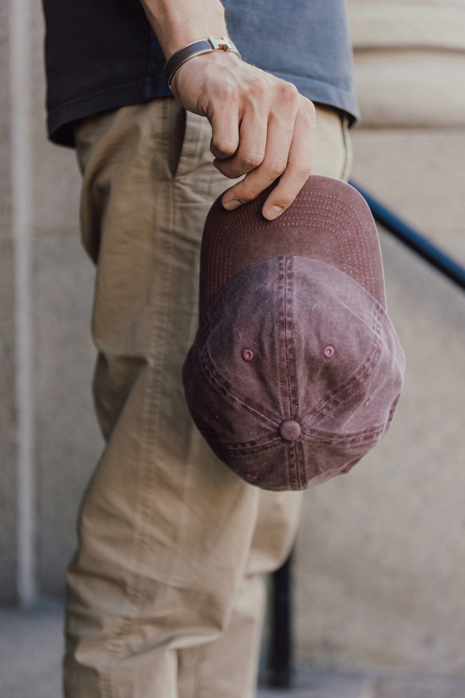 BEAU AWARE™ Washed 6-Panel Kappe aus 270gr/m² Baumwolltwill