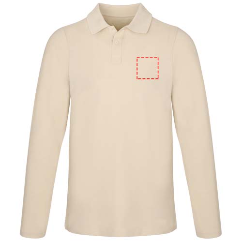 Calgary 180 g/m² Langarm Poloshirt für Herren
