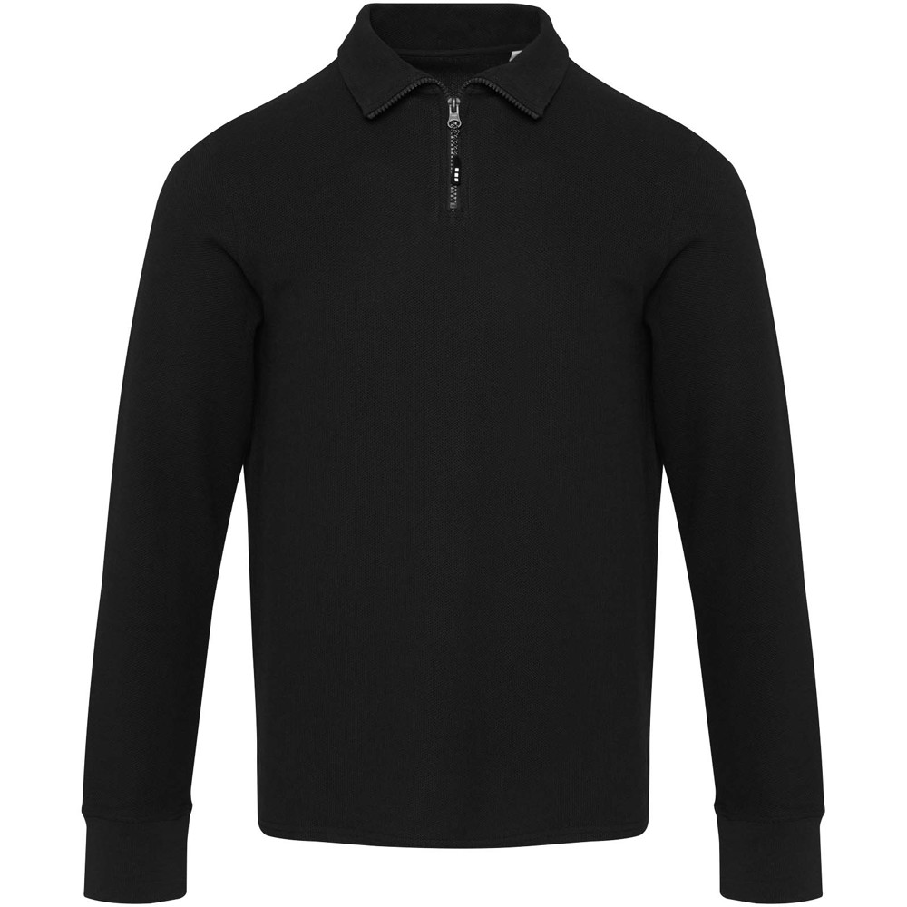 Apollo 245 g/m² Langarm Poloshirt Unisex mit Reißverschluss