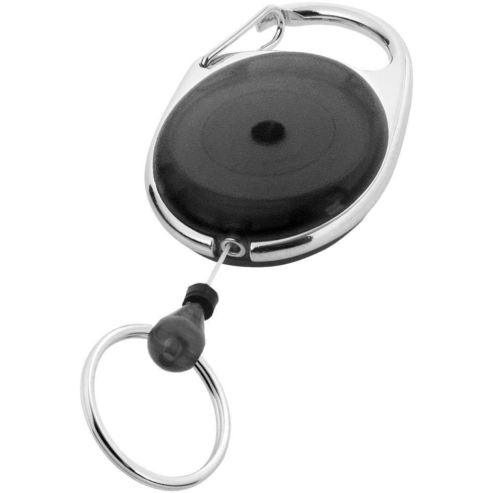 Gerlos Schlüsselkette mit Rollerclip - Schwarz