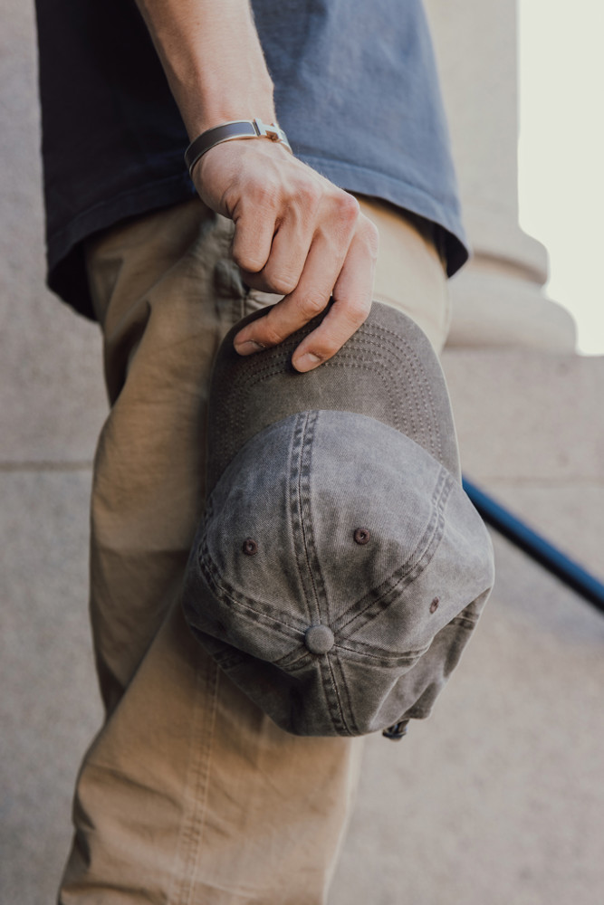 BEAU AWARE™ Washed 6-Panel Kappe aus 270gr/m² Baumwolltwill