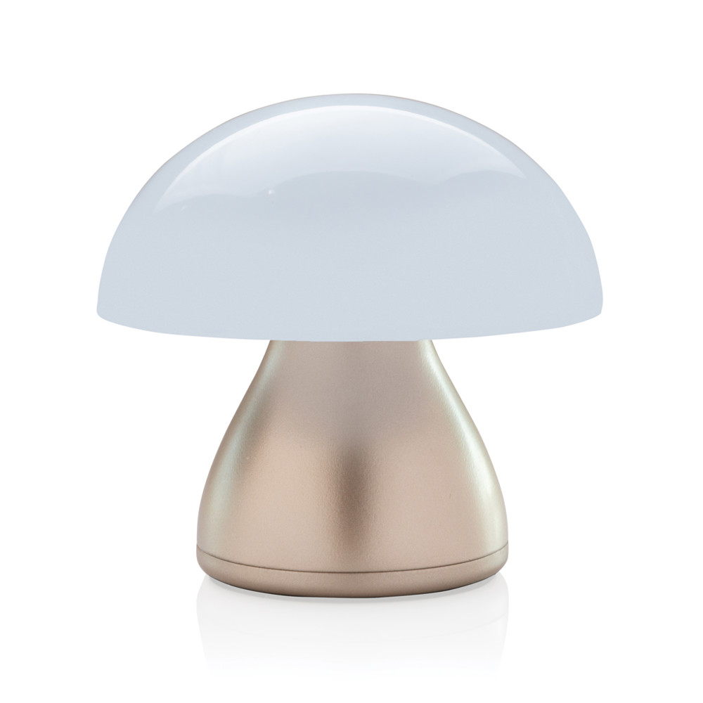 Luming wiederaufladbare USB-Tischlampe aus RCS Kunststoff - Bronze (± PMS 4725 C)