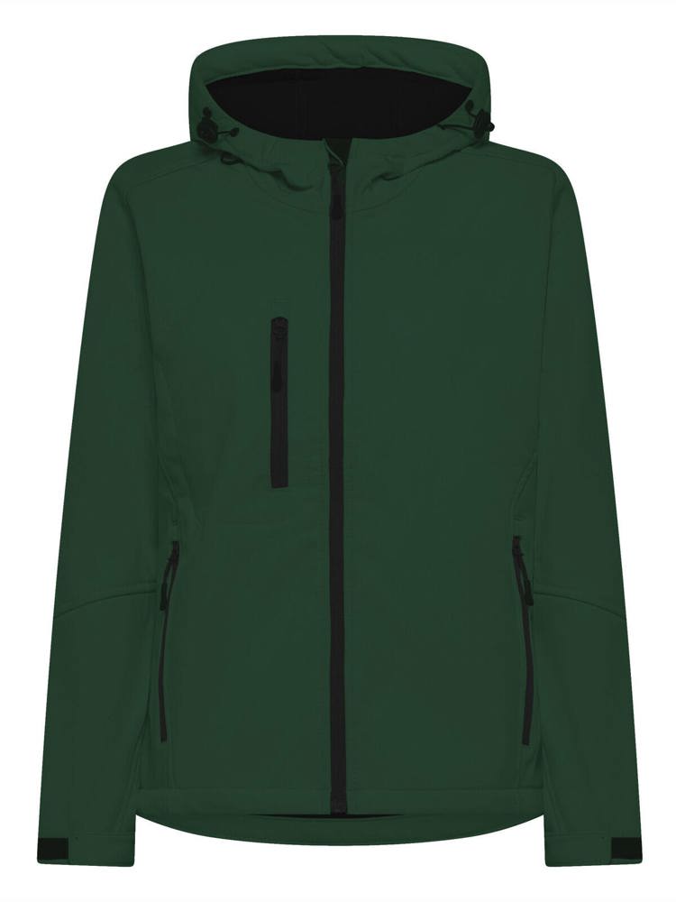 BS Storm Damen Softshelljacke, 340 gr/m² - Flaschengrün (PMS 2411C)