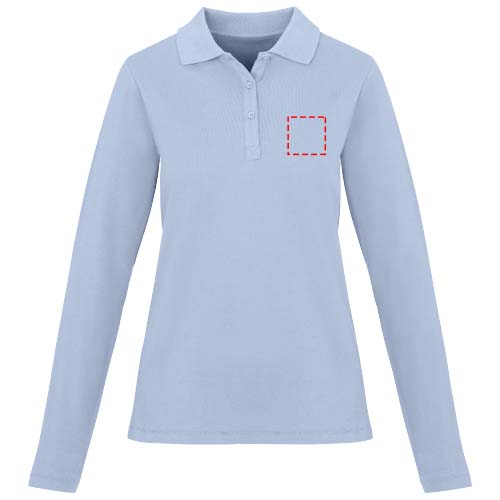 Calgary 180 g/m² Langarm Poloshirt für Damen