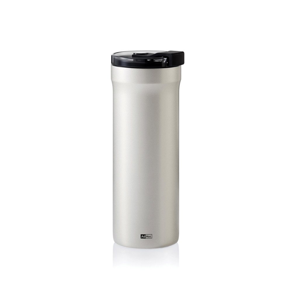 AdHoc Thermobecher Pulse - Hellgrau (± PMS light grey)