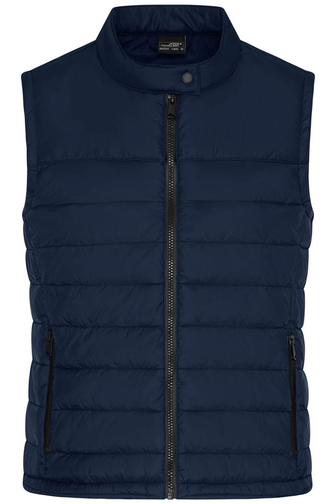 Ladies' Padded Vest GRS - Navy (ca. Pantone 296C)