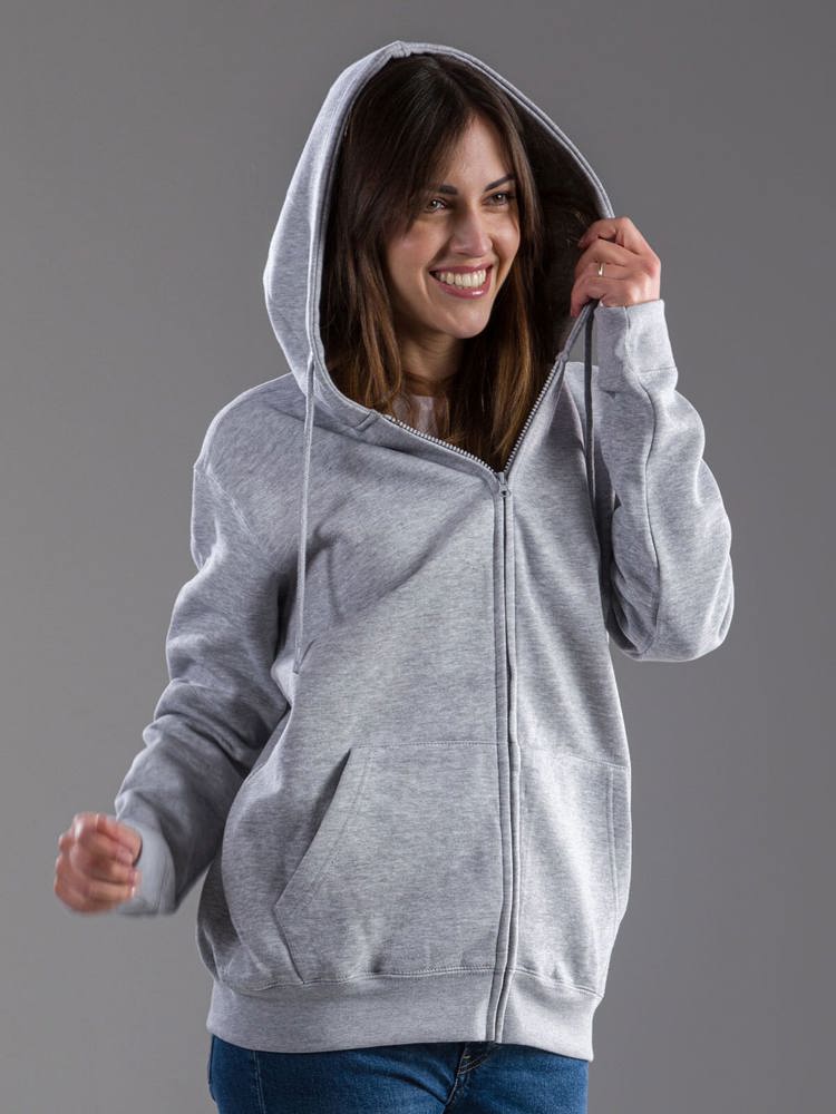 BS Vega Hoodie mit durchgehendem Reißverschluss, 280 gr/m²