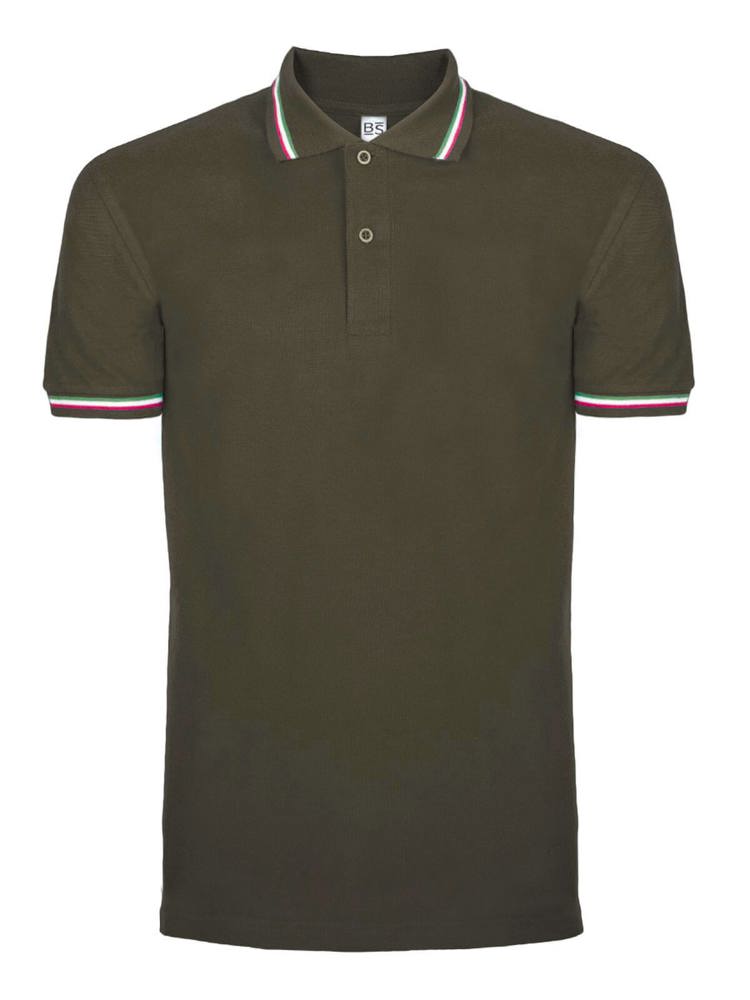 BS Italy Polo, 200 gr/m² - Olivgrün (PMS 418C)