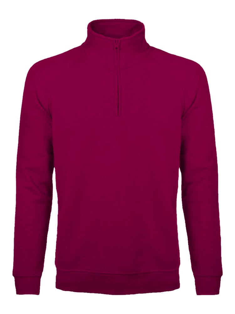 BS Sirio Pullover mit halbem Reißverschluss, 280 gr/m²