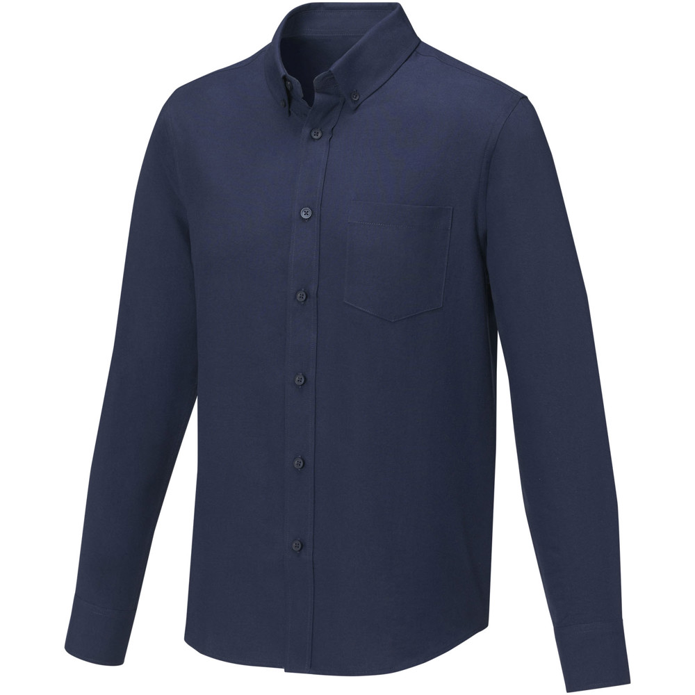 Pollux 130 g/m² Herrenhemd mit langen Ärmeln - navy