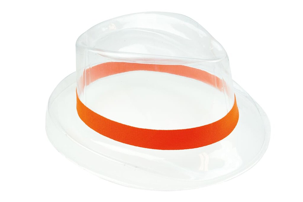 Nilton's Elastisches Hutband - Orange (PMS 165c) / Orange
