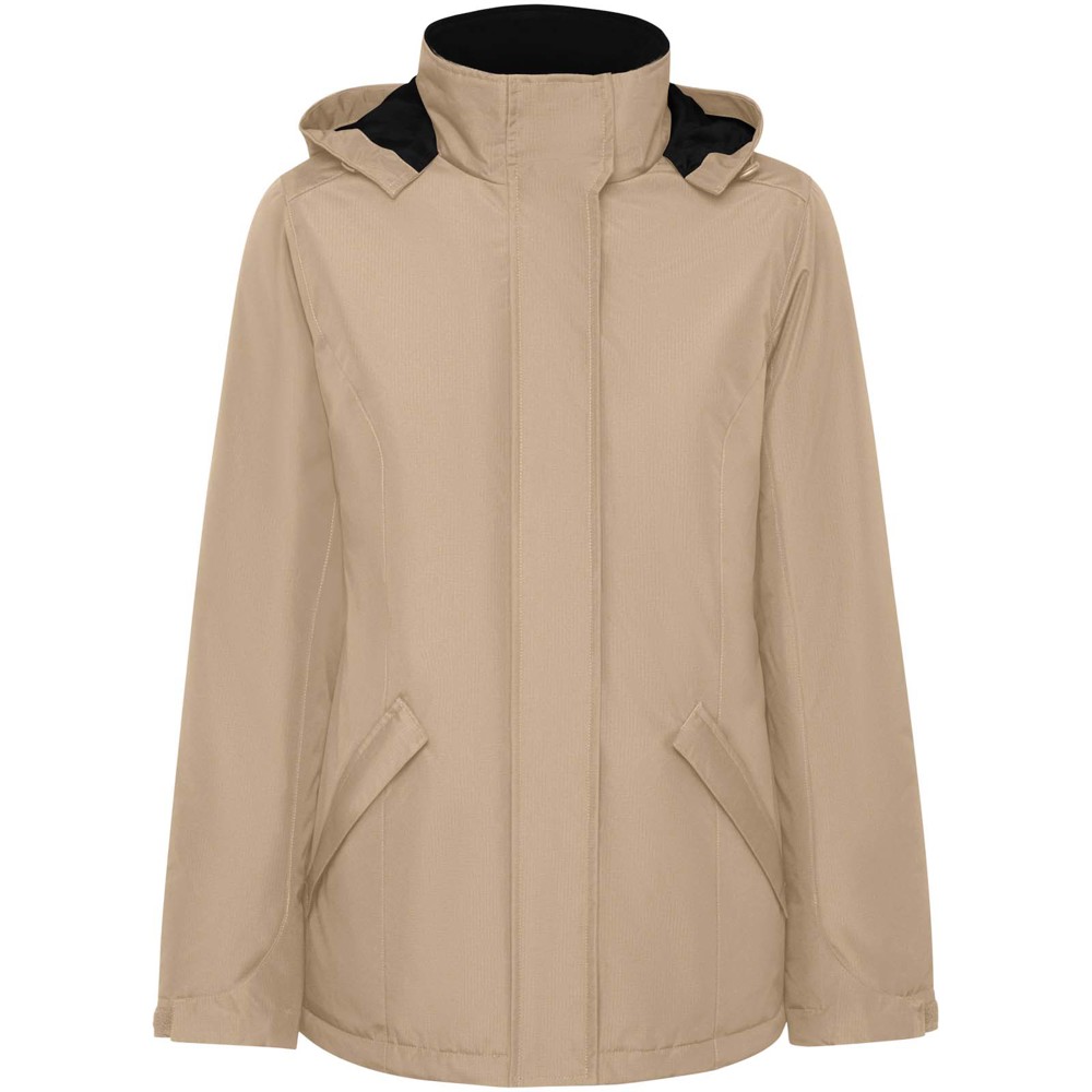 America wattierter Parka für Damen - dunkelsand