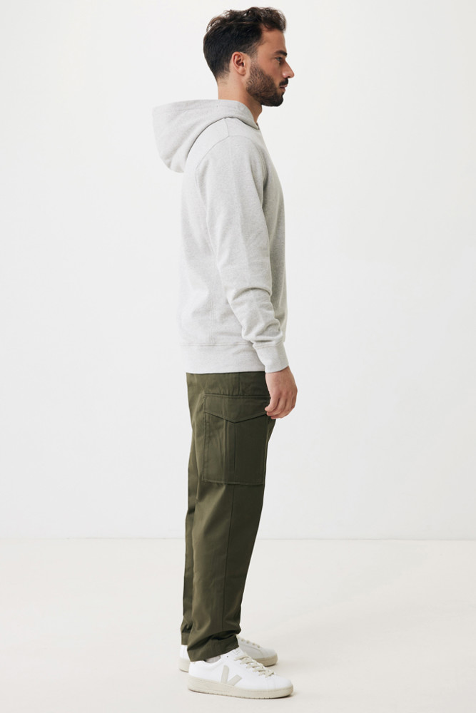 IQONIQ Yengo Hoodie mit Seitentaschen aus rec. Baumwolle