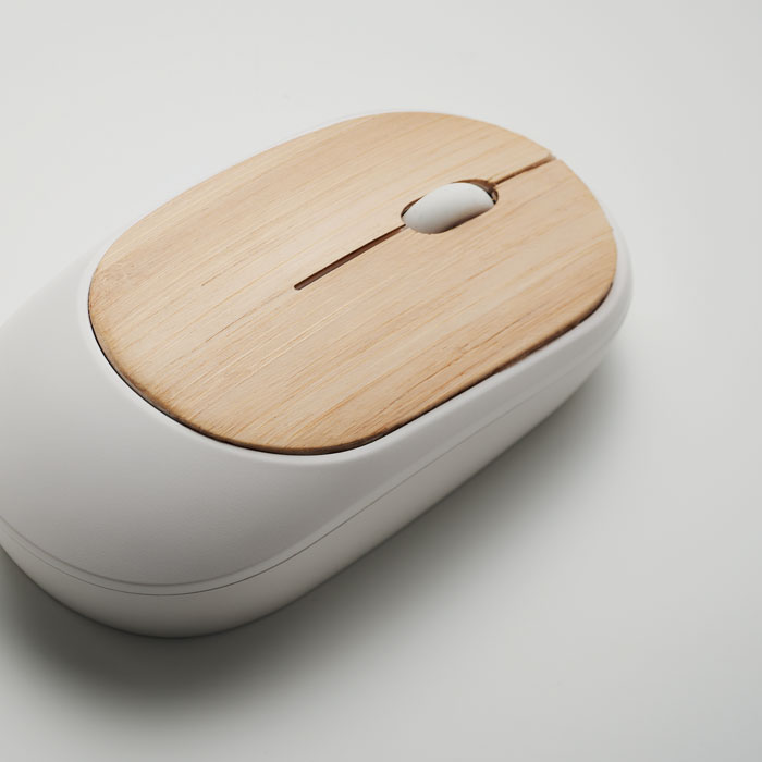 CURVY BAM - Optische Mouse Bambus