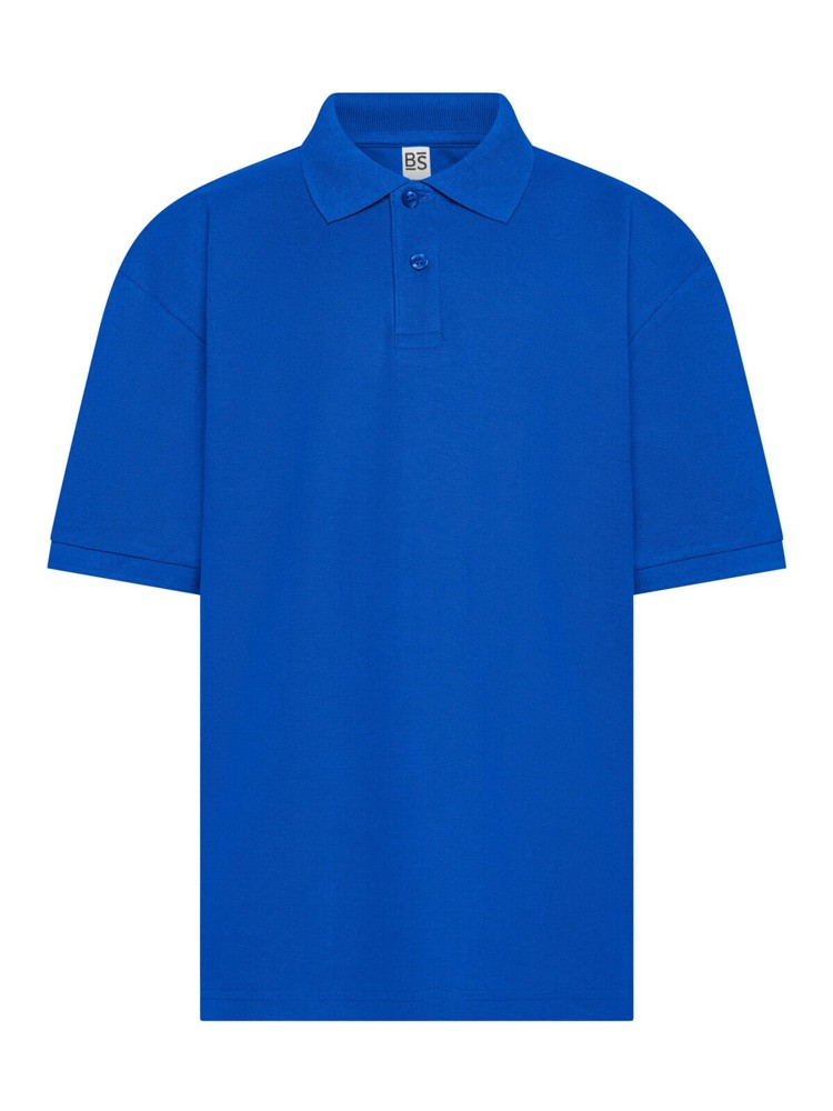 BS Evolution Kinder Polo, 180 gr/m² - Kobaltblau (PMS 2145C)