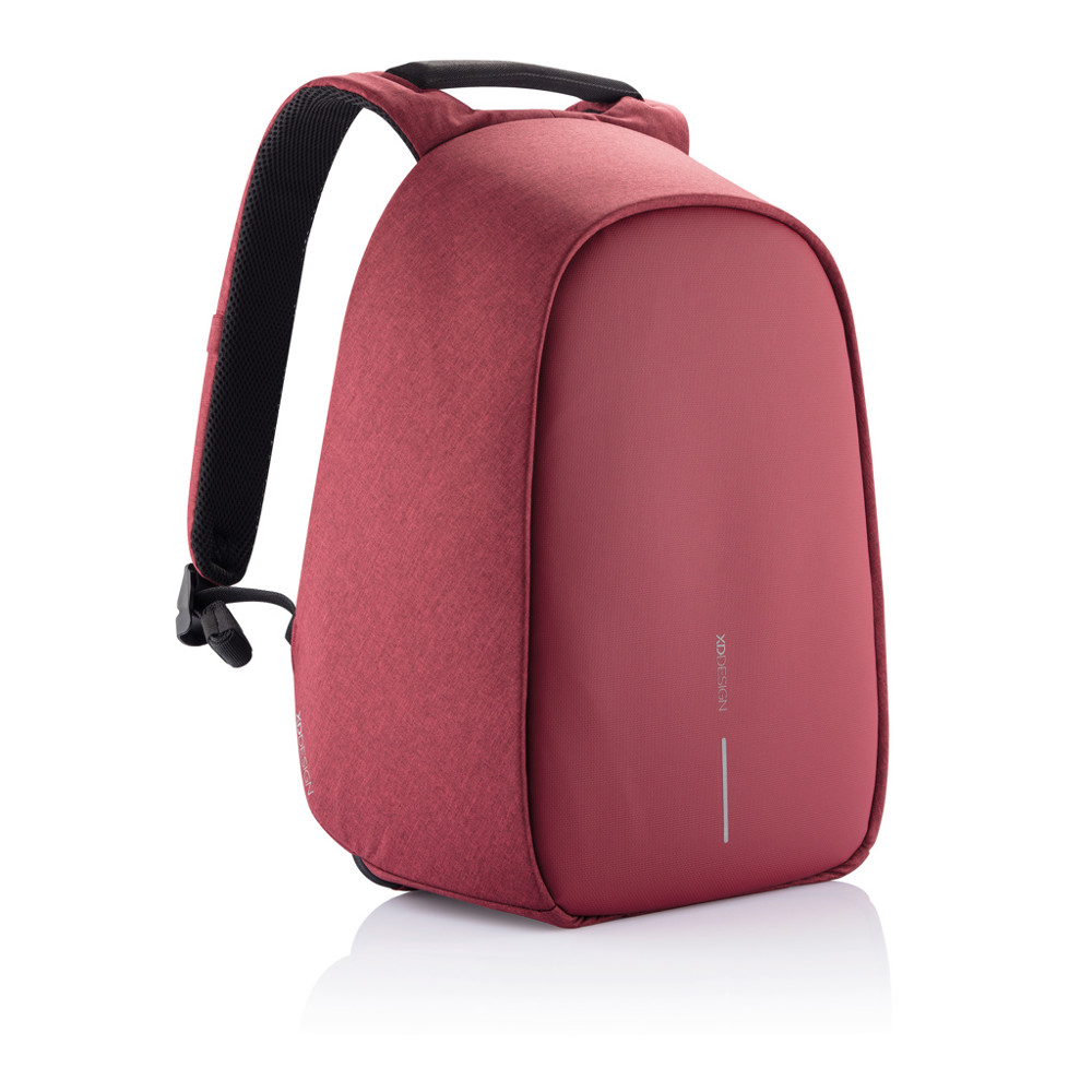 Bobby Hero Regular Anti-Diebstahl-Rucksack - rot, schwarz (± PMS 209/ ± PMS Black)