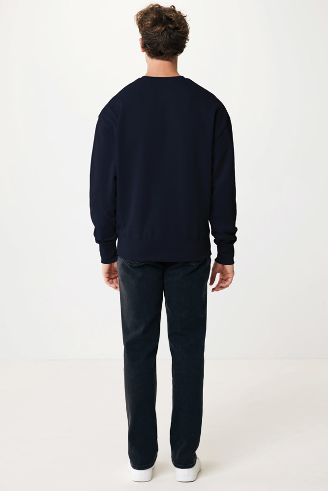 IQONIQ Kruger Relax-Rundhals-Sweater aus recycelt. Baumwolle