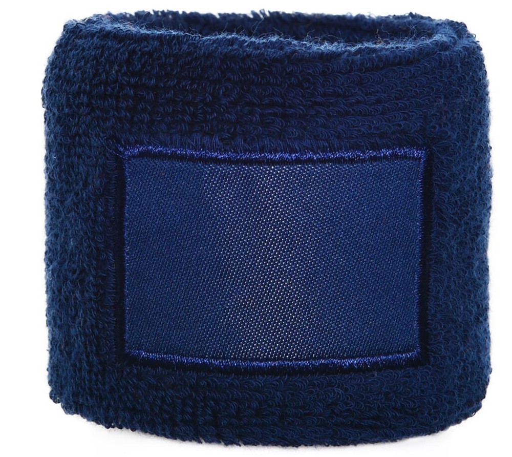 Nilton's Frottier Armschweißband mit Label - Navy (PMS 533c) / Navy