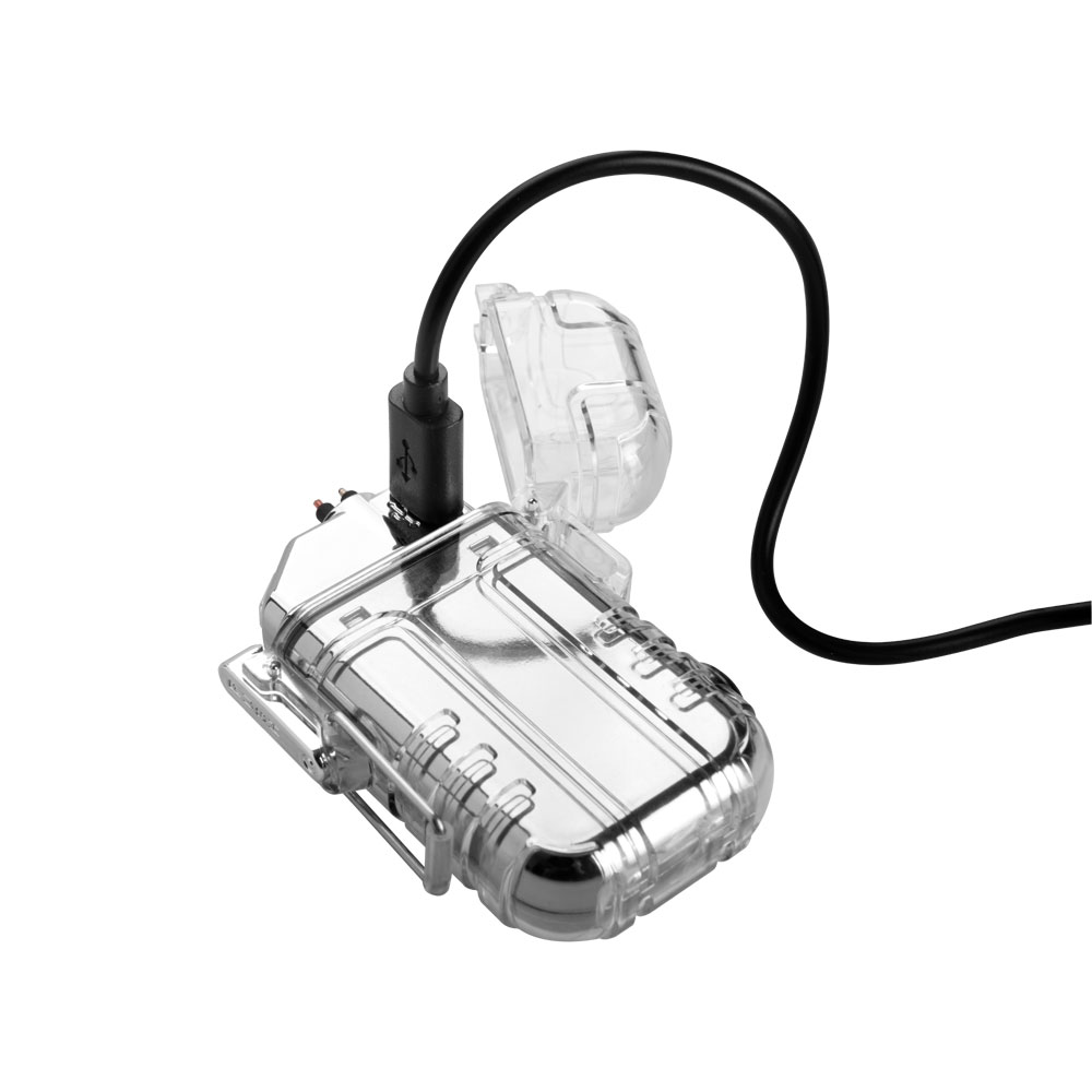 Schwarzwolf outdoor® CALBUCO wiederaufladbares, spritzwassergeschütztes Outdoor-Feuerzeug