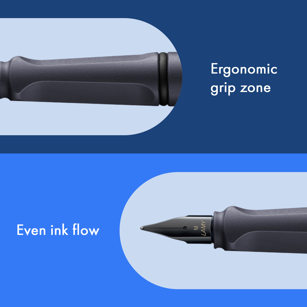 Füllhalter LAMY safari steel black