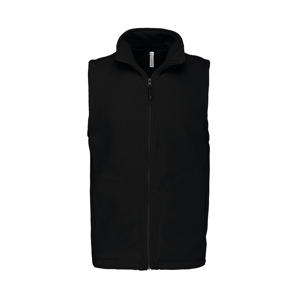 KA913 - Fleece-Bodywarmer-Weste - Schwarz