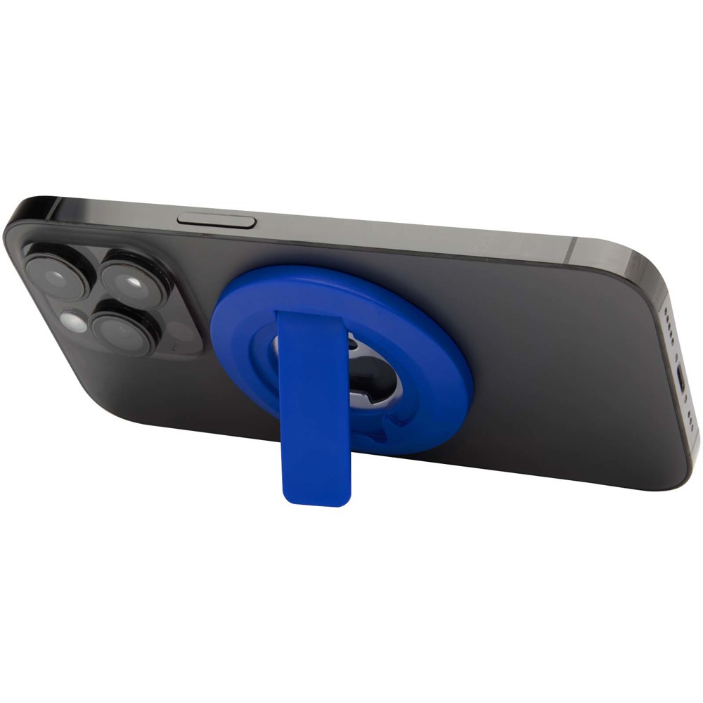 Ain Magnetische Smartphonehalterung aus recyceltem Kunststoff mit Flaschenöffner - royalblau
