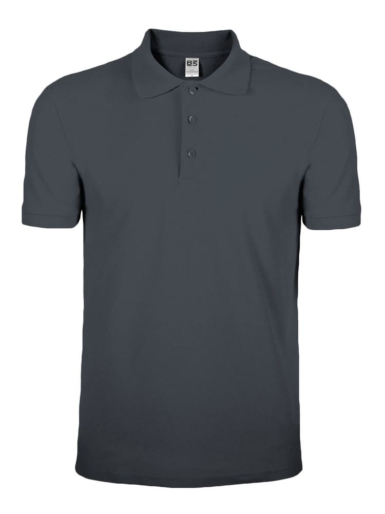 BS Evolution Polo, 180 gr/m² - Dunkelgrau (PMS 7540C)