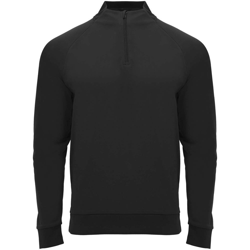 Epiro 200 g/m² Half-Zip Sweatshirt Unisex - schwarz