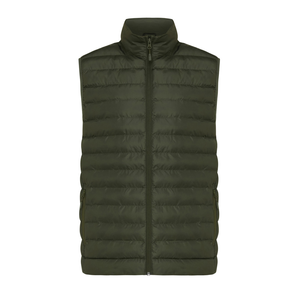 IQONIQ Meru Herren Bodywarmer aus recyceltem Polyester - khaki (± PMS 18-0523 TCX)