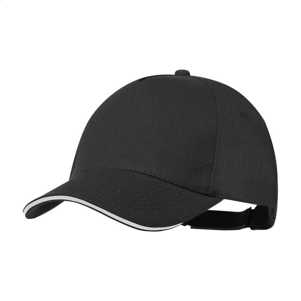 Aaron - RPET Baseball-Cap - schwarz