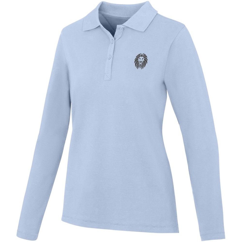 Calgary 180 g/m² Langarm Poloshirt für Damen