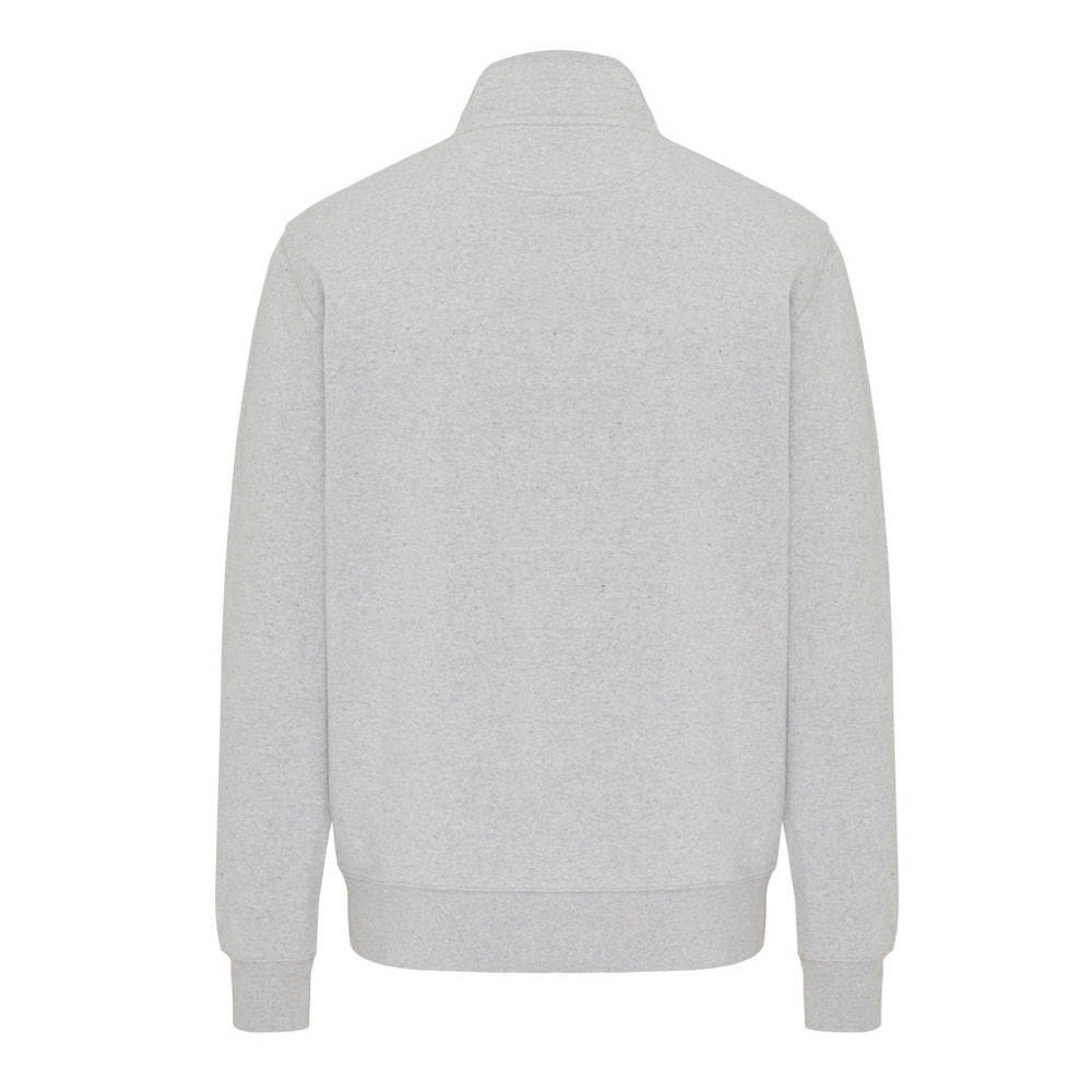 IQONIQ Elgon Quarter-Zip-Sweater aus rec. Baumwolle