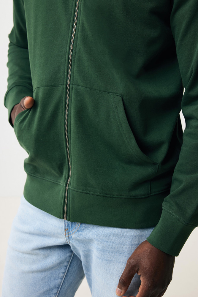 IQONIQ Abisko Zip-Kapuzenpullover aus recycelter Baumwolle